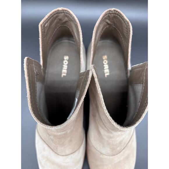 Sorel Cate cut-out waterproof suede ankle bootie size 7 - Picture 5 of 10